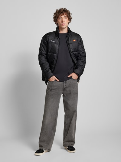 Ellesse Gewatteerd jack met labelstitchings, model 'CALOROSO' Zwart - 1