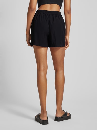 Only High Waist Shorts mit Bundfalten Modell 'MAGO LIFE' Black 5