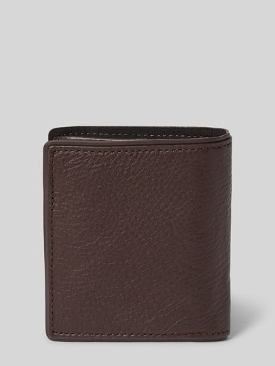 Tommy Hilfiger Portemonnaie aus Rindleder Dunkelbraun 2