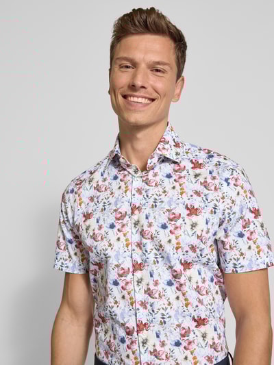 Christian Berg Men Regular Fit Business-Hemd mit Knopfleiste Weiss 3