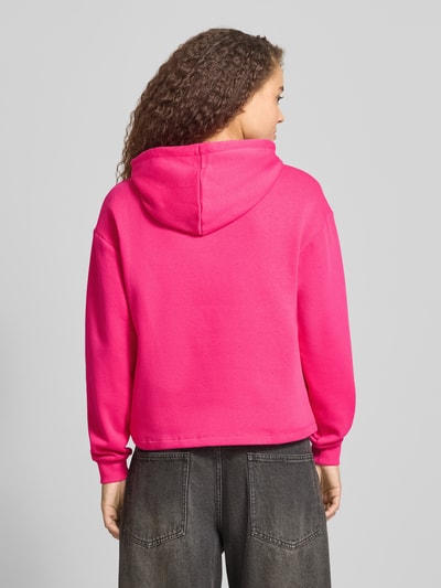 PIECES Regular Fit Hoodie aus Baumwoll-Mix Modell 'CHILLI' Pink 5