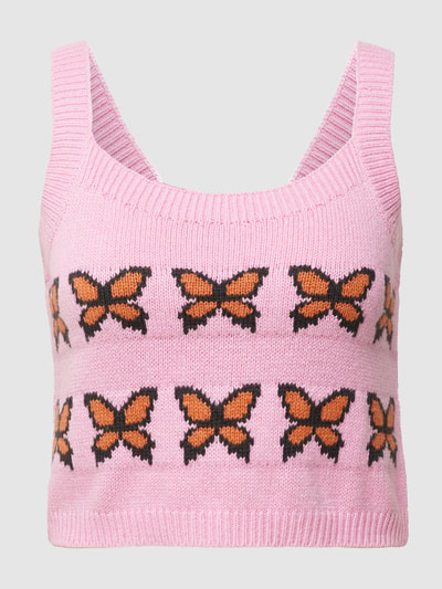 Levi's® Crop Top mit Strick-Optik Rosa 2