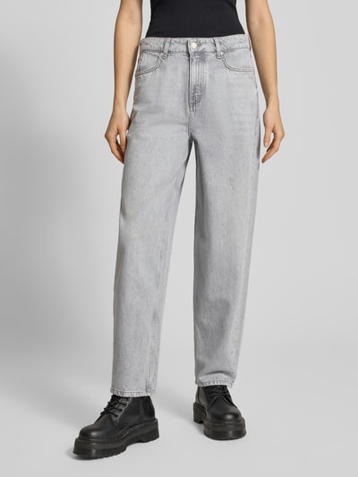 Marc O'Polo DENIM Jeansy Barrel Leg z czystej bawełny model „STINE CROPPED” Jasnoszary 4