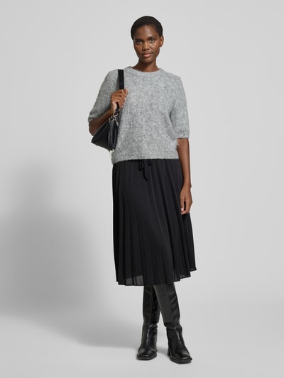 GUIDO MARIA KRETSCHMER WOMAN Spódnica plisowana o długości do kolan z elastycznym pasem model ‘Tenea’ Czarny 1