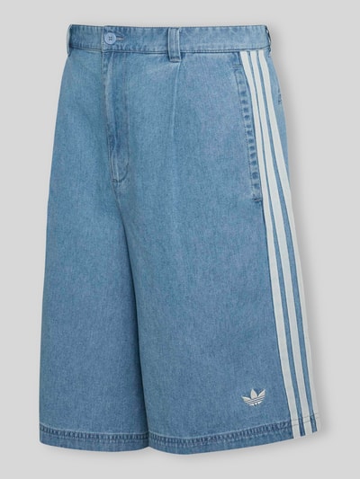 adidas Originals Loose Fit Bermuda aus Baumwoll-Mix Jeansblau 2