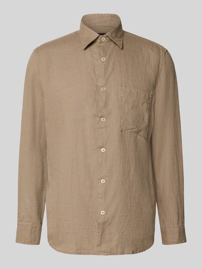 Marc O'Polo Regular Fit Freizeithemd aus reinem Leinen Beige 2