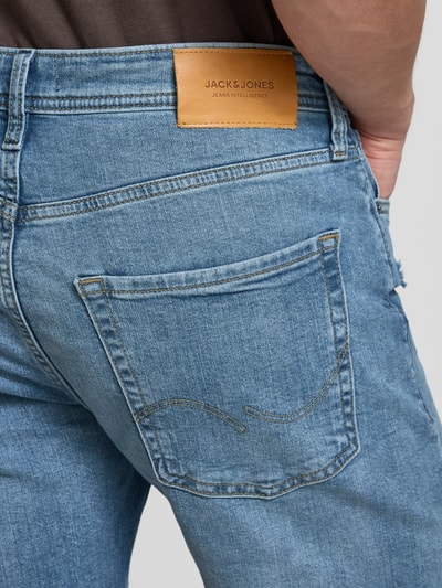 Jack & Jones Regular Fit Jeansshorts im 5-Pocket-Design Modell 'RICK' Hellblau 3