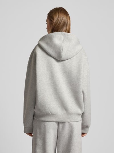 WEEKDAY Oversized Sweatjacke mit seitlichen Eingrifftaschen Hellgrau Melange 5