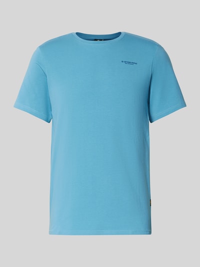 G-Star Raw Slim Fit T-Shirt mit Label-Print Aqua 2