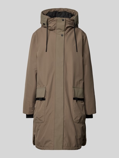 Didriksons Parka met klepzakken Camel - 1