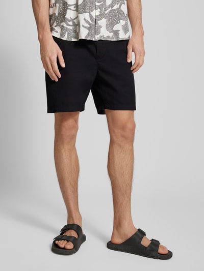 Only & Sons Sweatshorts met steekzakken opzij, model 'LINUS' Zwart - 4