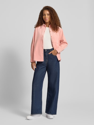Marc O'Polo Denim Relaxed Fit Hemdbluse aus Baumwoll-Mix Rose 1