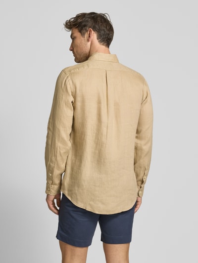 Polo Ralph Lauren Freizeithemd mit Label-Stitching Camel 5