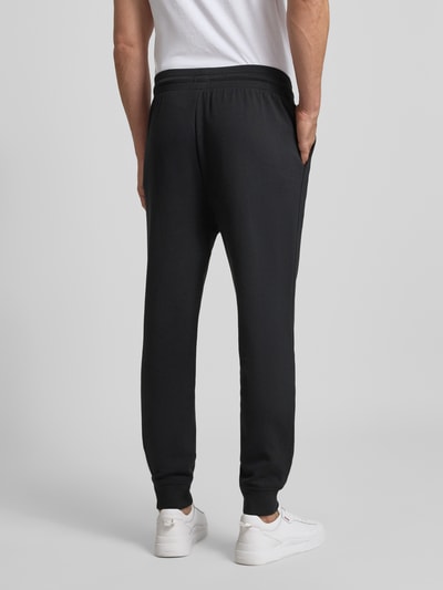 HUGO Relaxed fit sweatpants van katoenmix Model 'ATLAS' Zwart - 5