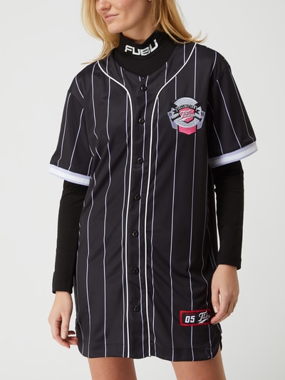 FUBU Blusenkleid mit Logo  Black 4