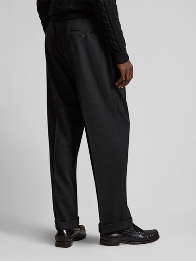 Polo Ralph Lauren Bundfaltenhose aus Wolle mit Bundfalte Anthrazit Melange 5