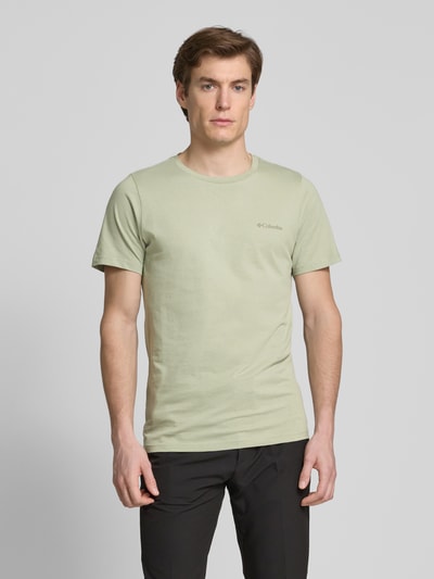 COLUMBIA T-Shirt mit Label-Print Mint 4