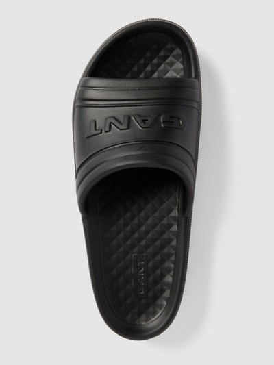 Gant Slides mit Label-Detail Modell 'Gladyn' Black 4