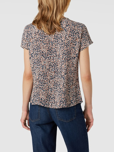 s.Oliver BLACK LABEL Blouseshirt met all-over motief Lichtblauw - 5