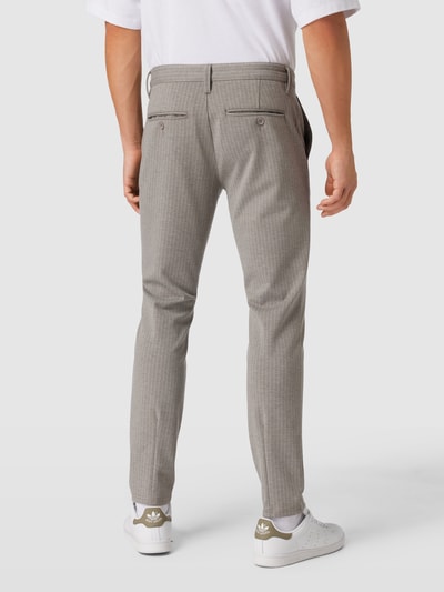 ONLY & SONS Stoffhose mit Nadelstreifen Modell 'MARK' Mittelbraun 5