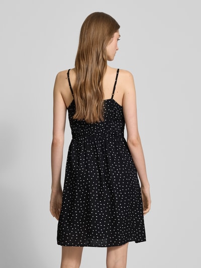 Pieces Fließendes Freizeitkleid mit Allover-Muster Modell 'TALA' Metallic Black 5