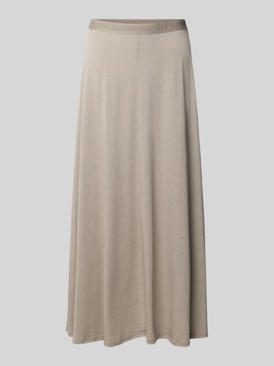 Produktfoto, sandfarbener Loose Fit Midi-Rock aus Lyocell-Baumwoll-Mix Modell 'ILENIAA LARAA' von Armedangels, Damen Midi-Rock
