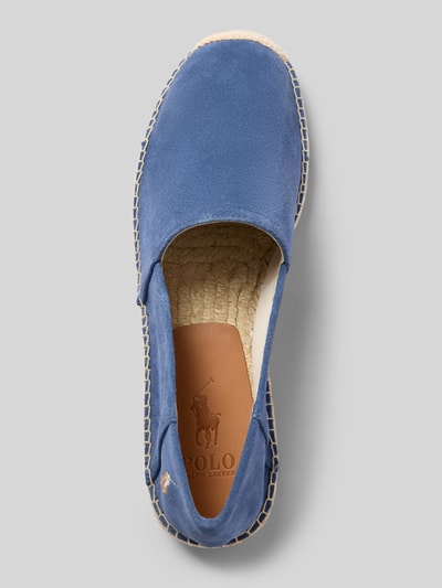 Polo Ralph Lauren Espadrilles met logostitching, model 'CEVIO' Blauw - 3