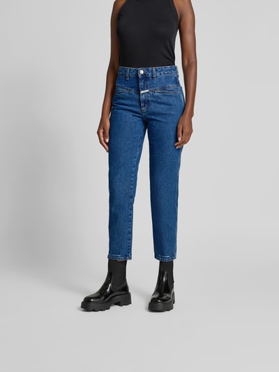 Closed Straight Fit Jeans mit Logo-Patch Jeansblau 4