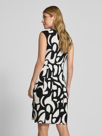 Vera Mont Knielanges Cocktailkleid in Wickel-Optik Black 5