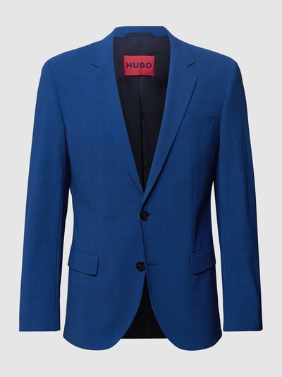 HUGO Slim Fit Sakko mit Stretch-Anteil Modell 'Henry' Marineblau 2