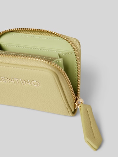 VALENTINO BAGS Portfel z aplikacją z logo model ‘ARCADIA’ Jasnozielony 3