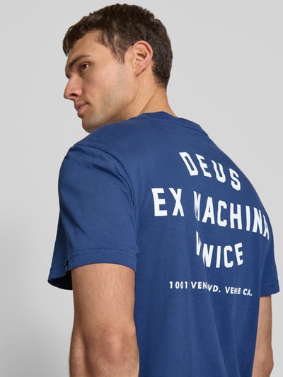 DEUS EX MACHINA T-Shirt mit Label-Print Modell 'Venice' Dunkelblau 3