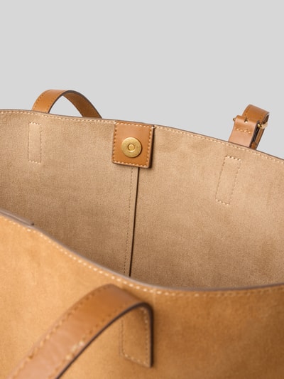 Marc O'Polo Shopper mit herausnehmbarer Reißverschlusstasche Camel 5