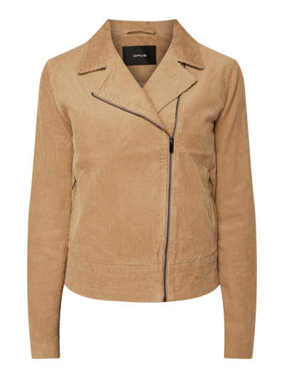 OPUS Jack van corduroy met reverskraag  Beige - 2