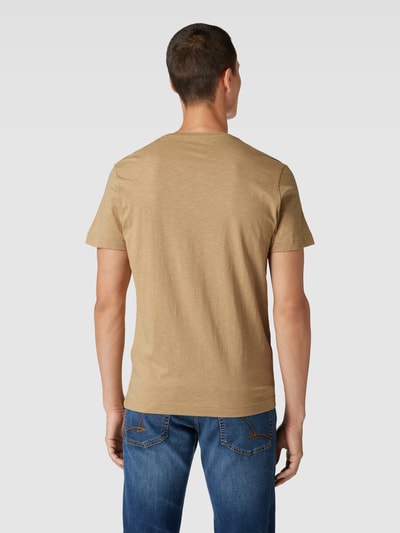 Tom Tailor T-Shirt aus Baumwolle mit Rundhalsausschnitt Camel 5