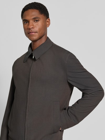 Manuel Ritz Jack met viscose Donkerbruin - 3
