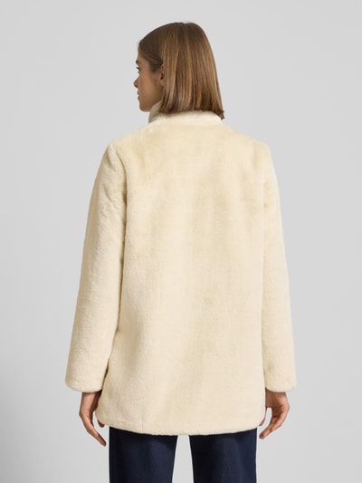 Only Regular Fit Mantel in Kunstfell-Optik Modell 'VIDA' Offwhite 5