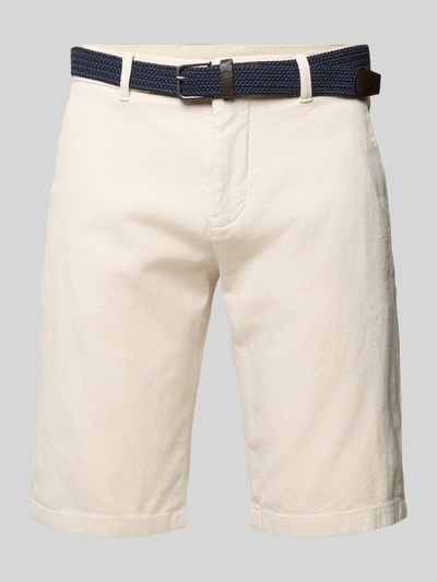 Tom Tailor Slim Fit Bermudas aus Baumwoll-Elasthan-Mix Beige 2