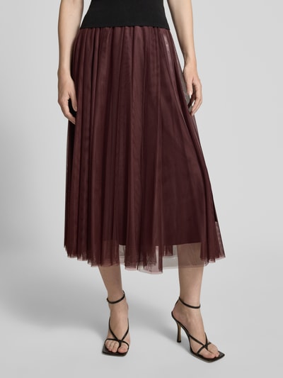 JOOP! Midirock mit Label-Bund Modell 'Fridi' Bordeaux 4