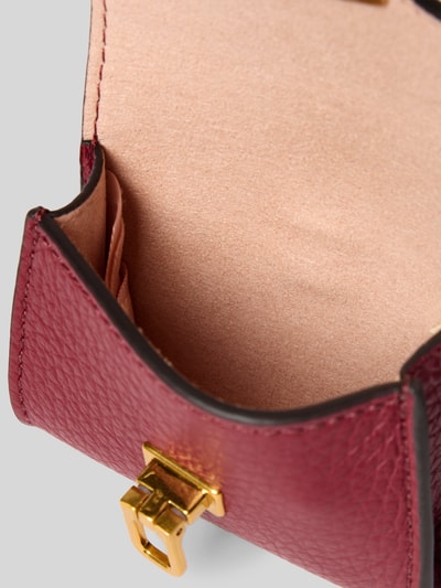 Coccinelle Portemonnaie mit Logo-Print Modell 'Soft' Bordeaux 3