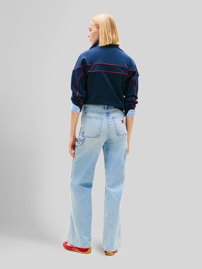 Tommy Jeans Jeansy Wide & krój loose fit z mieszanka bawełny model 'CLAIRE' Jeansowy niebieski 5