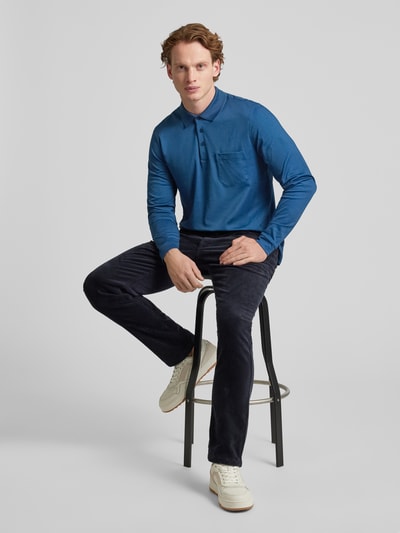 RAGMAN Regular fit poloshirt met borstzak Petrol - 1