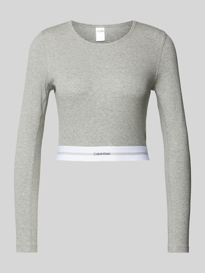 Calvin Klein Underwear Kort shirt met lange mouwen en ronde hals Lichtgrijs - 2