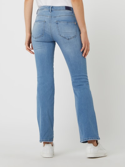 Only Flared cut jeans met stretch, model 'Wauw'  Jeansblauw - 5