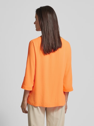 Marc Cain Bluse mit 3/4-Arm Neon Orange 5