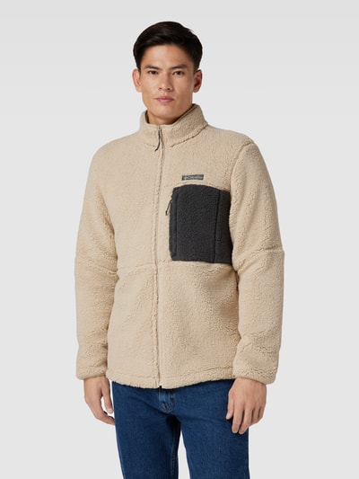 COLUMBIA Sweatjacke mit Teddyfell Modell 'Mountain Side' Beige 4