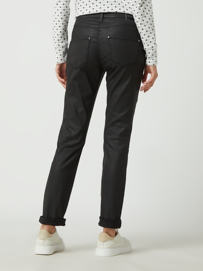 MAC Slim fit broek met stretch  Zwart - 5