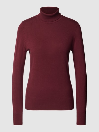 Montego Gebreide pullover met opstaande kraag Bordeaux - 2