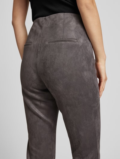 Betty Barclay Slim Fit Hose mit Ziernähten Mittelgrau 3