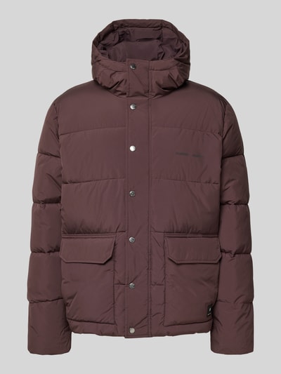Samsøe Samsøe Steppjacke mit Kapuze Bordeaux 2